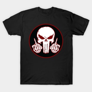 Tactical Skull Middle Finger T-Shirt